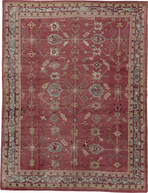 Vintage Oushak Area Rug (9' x 12')